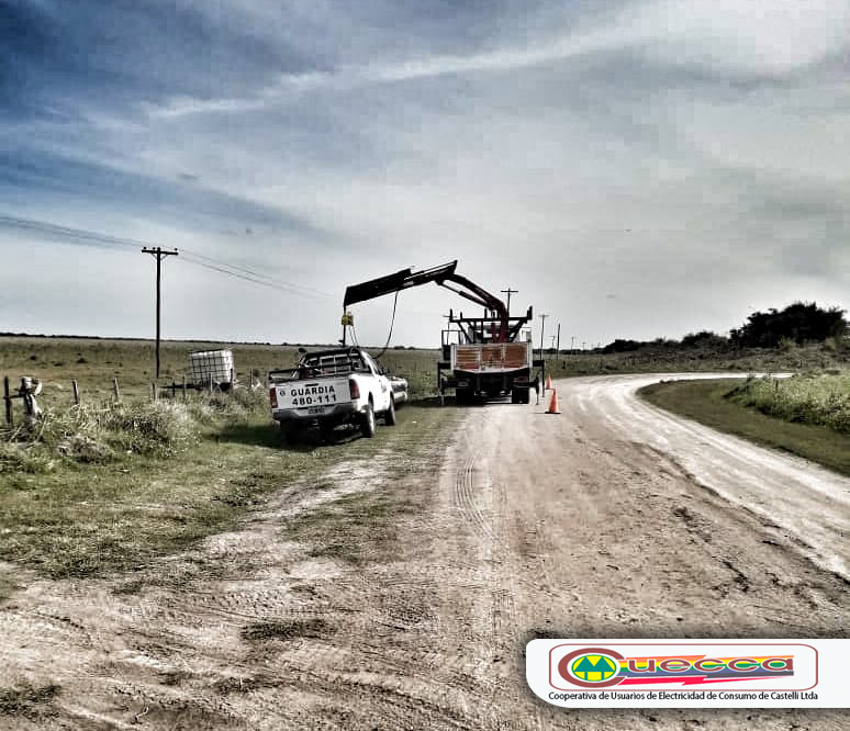 CONTINÚAN LAS MEJORAS EN LA RED ELÉCTRICA RURAL