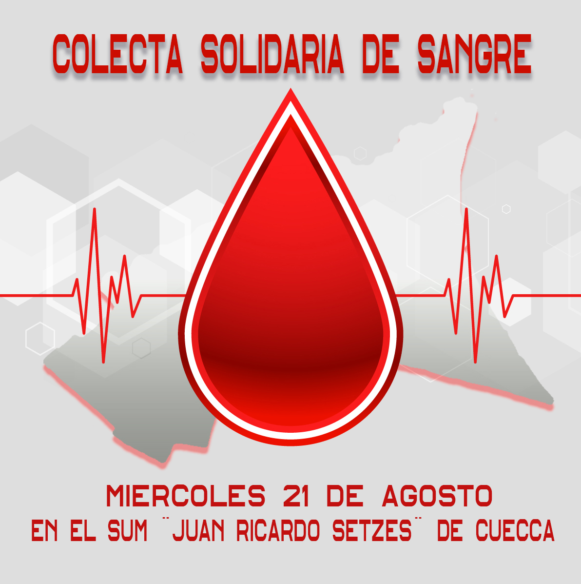 CAMPAÑA DE COLECTA DE SANGRE E INSCRIPCIÓN COMO DONANTES DE MÉDULA OSEA
