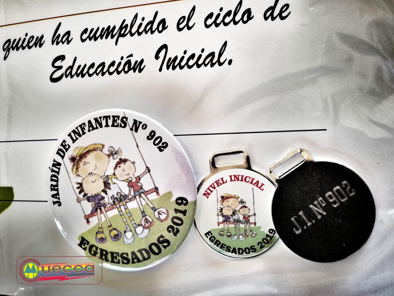 CUECCA ENTREGÓ MEDALLAS Y DIPLOMAS CIERRE DE CICLO LECTIVO AL JARDÍN 902