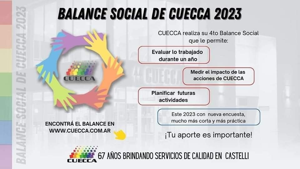 CUECCA LANZA EL BALANCE SOCIAL 2023